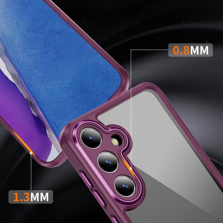 Actual product image Cover-Discount Cover with camera protection wine red (Samsung Galaxy S24+)