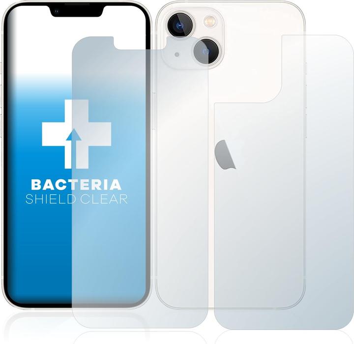 Produktbild upscreen Schutzfolie Displayschutz Displayschutzfolie Folie Klar antibakteriell (1 Stück, Apple iPhone 13)