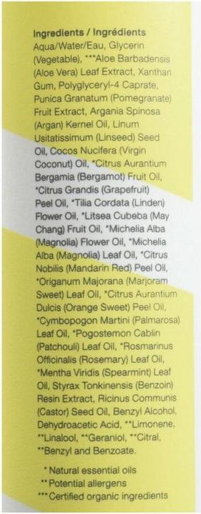Valeurs nutritives et ingrédients Boucleme Gel de définition des boucles (Gel coiffant, 300 ml)
