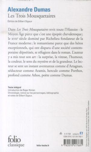 Produktbild Les Trois Mousquetaires (Französisch, Dumas Alexandre, 2015)