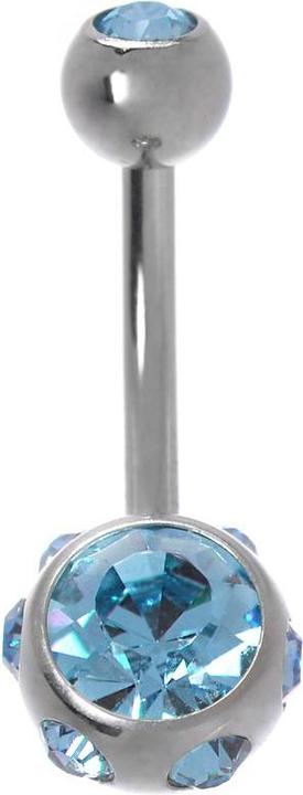 Bijouteria Bauchpiercing (Chirurgenstahl 316L, Kristall)