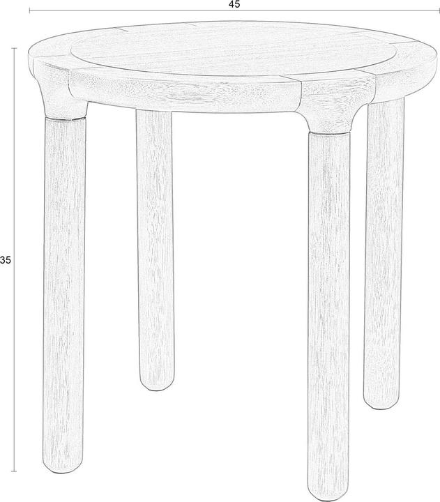 Actual product image Zuiver Storm (45 x 45 cm)