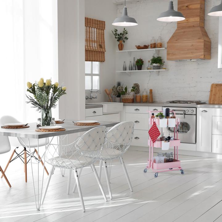 Image du produit Relaxdays Chariot à roulettes