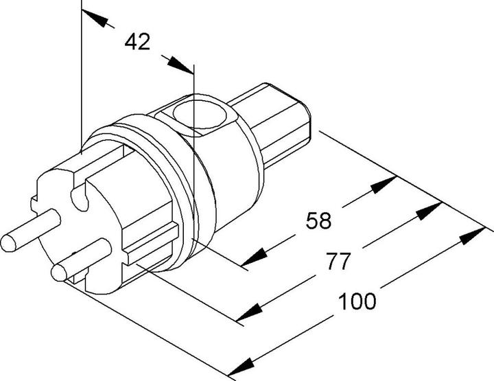 Actual product image Kleinhuis GmbH Co. KG Illu plug 77 f. Illumination line