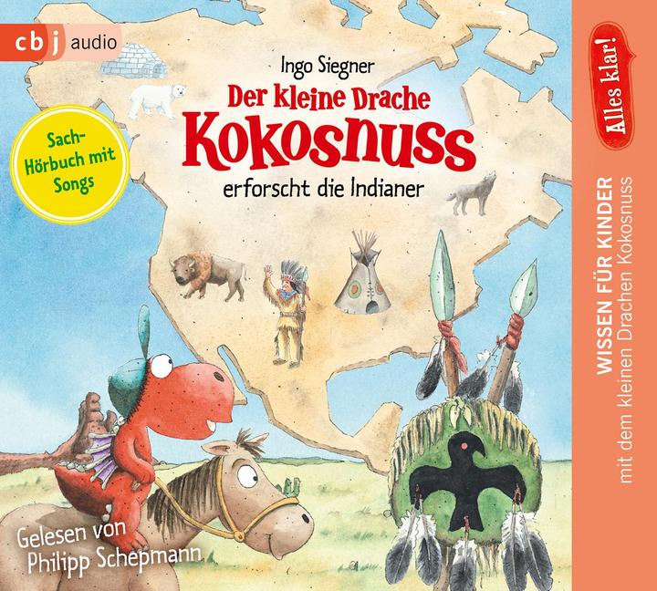 Produktbild Alles klar! Der kleine Drache Kokosnuss erforscht: Die Indianer (Ingo Siegner, Philipp Schepmann, Alfred Dieler, Deutsch)