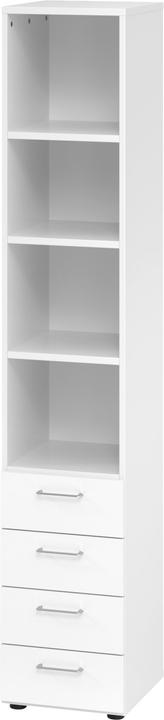 Immagine prodotto Scaffale 6OH, 4 cassetti, BS bianco/bianco