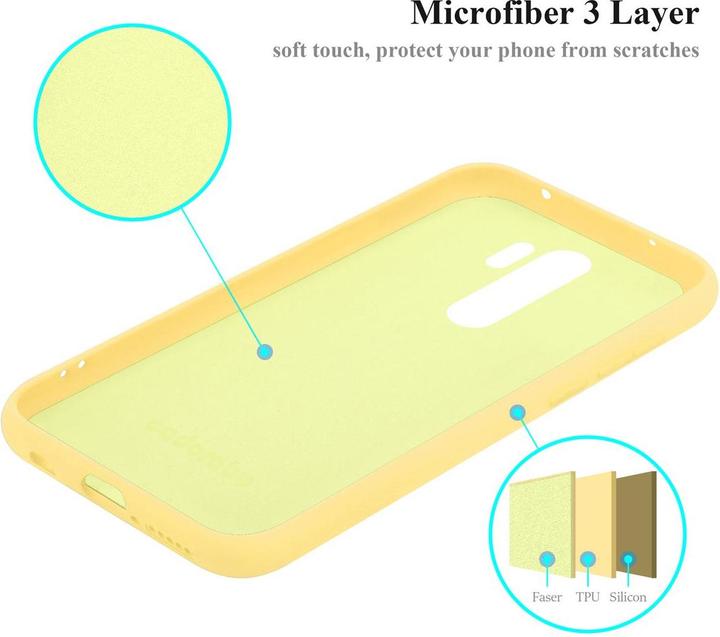 Actual product image Cadorabo TPU Liquid Silicone Case Cover (Xiaomi Redmi Note 8 Pro)