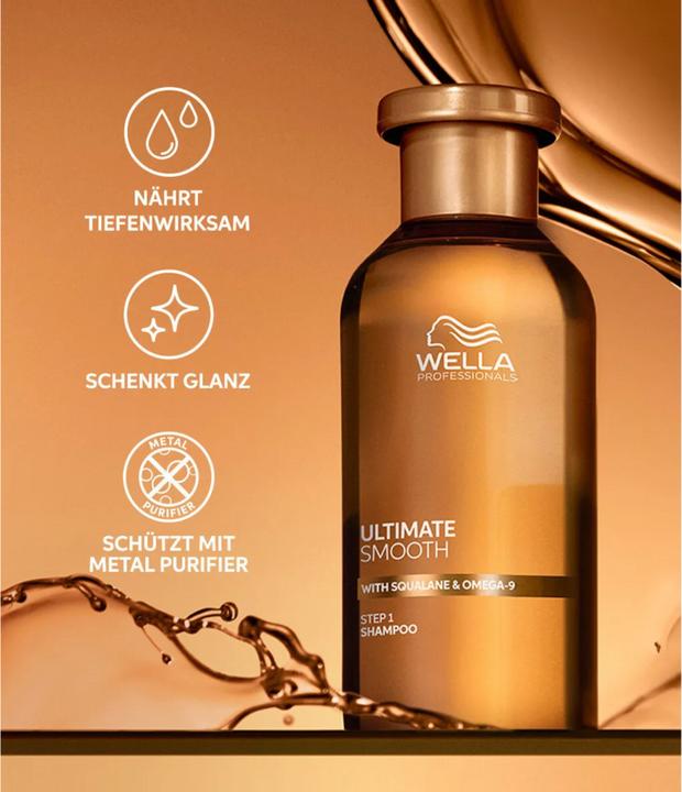 Actual product image Wella Ultimate Smooth (250 ml, Liquid shampoo)