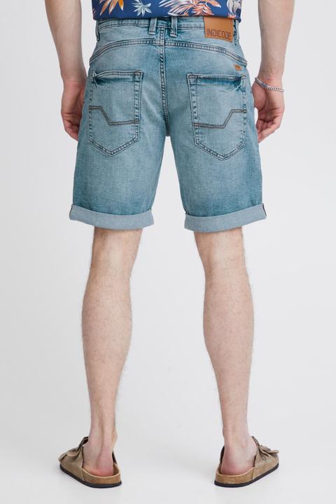 Immagine prodotto Indicode Quentin Pantaloncini Di Jeans Shorts Bermuda Da Uomo elasticizzato Regular- Fit (S)