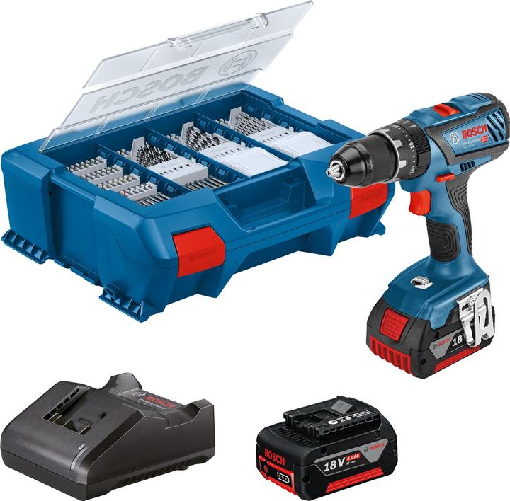 Bosch Professional Akku-Schlagbohrschrauber GSB 18V-28 (Set inkl. L-Case Pick&Click) (Akkubetrieb)
