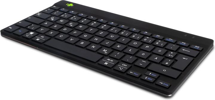 Actual product image R-Go Tools R-Go Compact Break ergonomic keyboard, QWERTZ (DE), bluetooth, black (DE, Wireless)