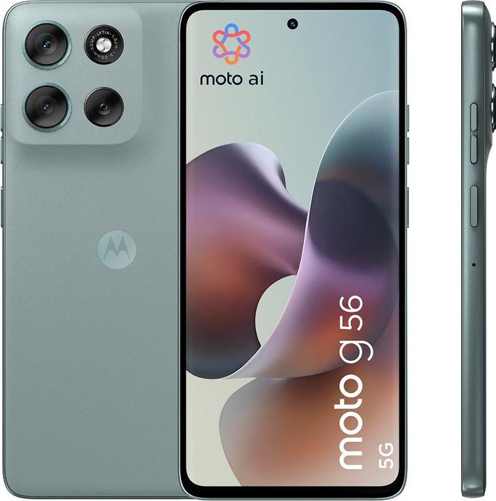 Immagine prodotto Motorola MOTO G56 8/256GB (256 GB, Gray Mist, 6.72", Doppia SIM Ibrida, 50 Mpx, 5G)