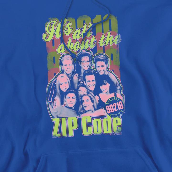 Immagine prodotto 90210 Zip Code Felpa con Cappuccio Uomo (XXL)