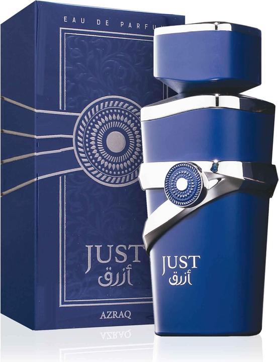 Ameer Al Oud Fragrance World Just Azraq EDP For Men 3.4 Fl Oz (Eau de Parfum, 100 ml)