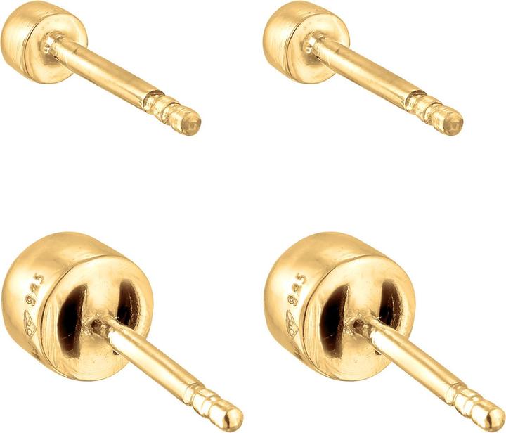 Immagine prodotto Elli Set di orecchini Crystals Basic Green Argento 925 (Cristallo di vetro, Argento 925 placcato oro)