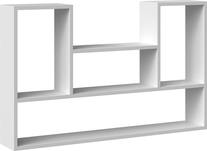 Topeshop BILBAO 4P hanging shelf 100x16x60 cm white (100 x 16 x 60 cm)