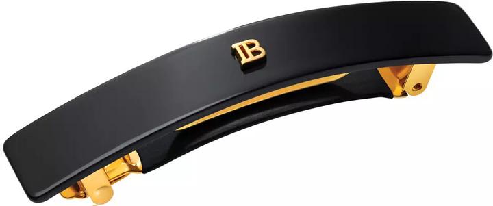 Balmain Paris - Cellulose Acetate Barrette pour Cheveux Medium Black (14.30 cm)