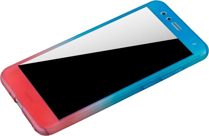 Produktbild König Design Hülle Handy Schutz für Huawei P10 Lite Full Case Cover Displayschutz Bumper Rot (Huawei P10 Lite)