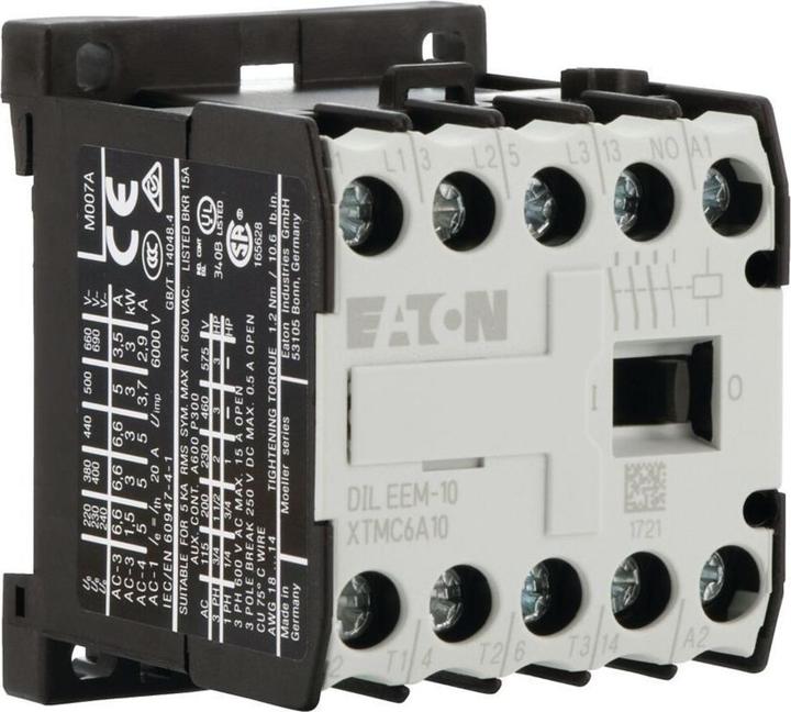 Image du produit Eaton Electric GmbH Contacteur de puissance AC-3/400V 3kW 3p 230V50/60HZ