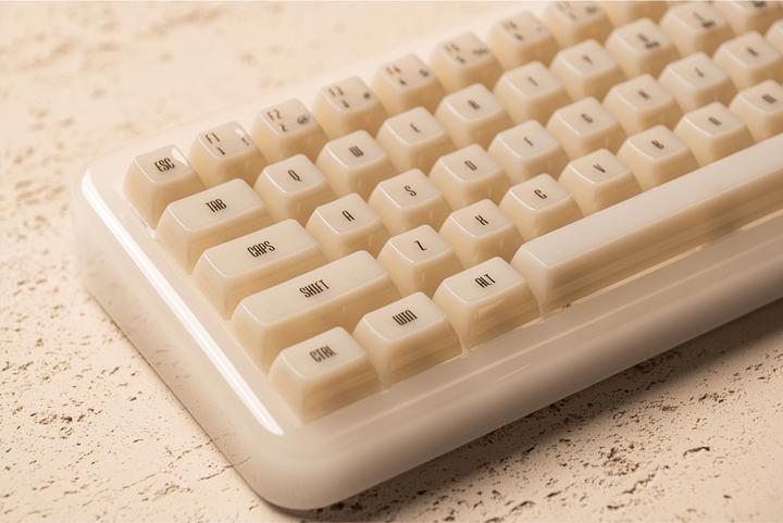 Produktbild Akko YU01 Antique Jade Gaming-Tastatur, RGB - 65%, V3 Piano Pro Switches (ISO) (US, Kabelgebunden, Kabellos)