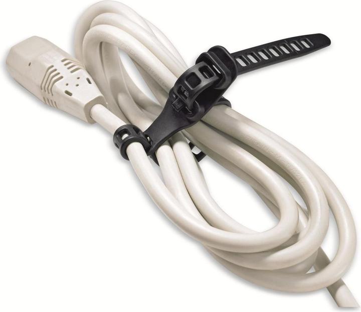 Produktbild HellermannTyton Hellermann Tyton SOFTFIX XXL Kabelbinder Thermoplastische Polyurethane (TPU) Schwarz 3 Stück(e) (Kunststoffkabelbinder, 880 mm, 3 Stk.)