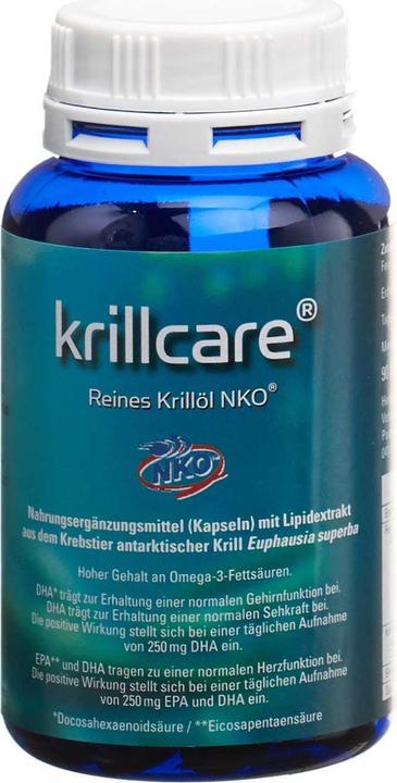 Krillcare Krill Oil 500 mg NKO90 (90 Stück, Kapseln, 90 g)