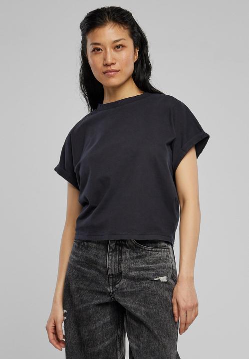 Image du produit Urban Classics Ladies Short Pigment Dye Cut On Sleeve Tee (XL)