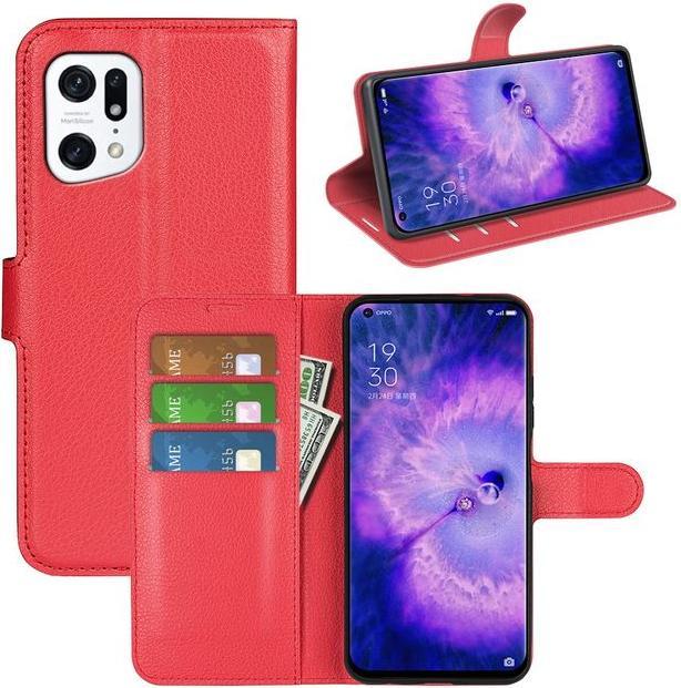 Produktbild MU Classic Litchi Leder Bookcover Series (Oppo Find X5)