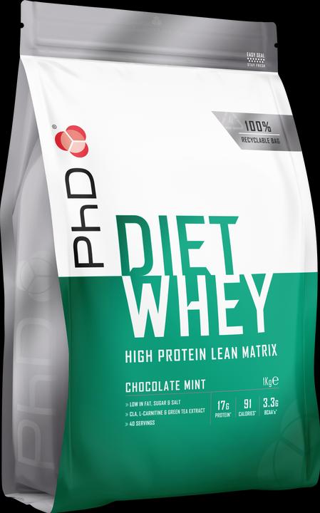 Actual product image PhD Nutrition Protéine Diet Whey 1kg (Mint, 1 pcs., 1000 g)