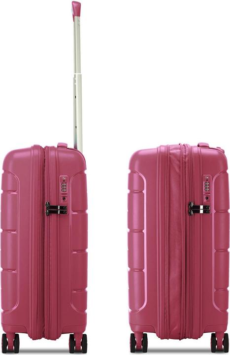 Actual product image Modo by Roncato Starlight 3.0 4 Rollen Kofferset 2-teilig mit Dehnfalte (112 l)