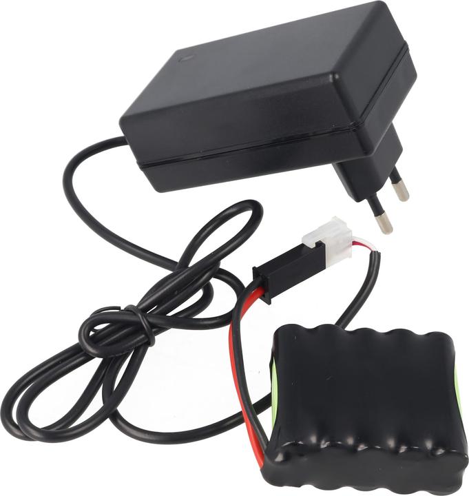 Actual product image AccuCell Schnell-Ladegerät exakt passend für den roma Rollladen 4511670 Akku 12V 800mAh (1 pcs., 800 mAh, Rechargeable battery)