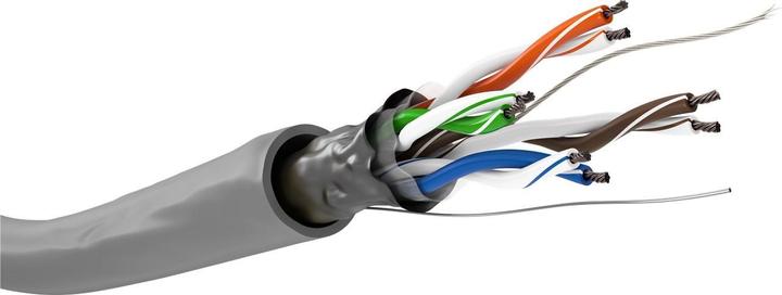Actual product image Goobay Network cable (F/UTP, CAT5e, 100 m)