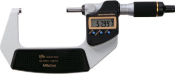 Actual product image Mitutoyo Digital outside micrometer QuantuMike Measuring range 50-75 mm (0.08 m)