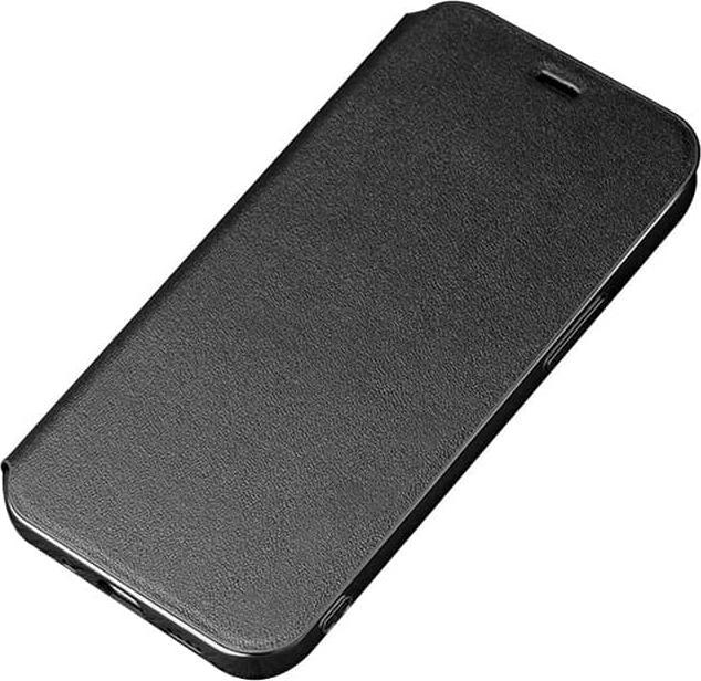 Produktbild X-Level iPhone 12 Pro Max - FIBColor Flip Etui, Kunstleder, 360° Rundumschutz, Schwarz (Apple iPhone 12 Pro Max)