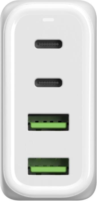 Actual product image Allnet Replacement power supply QC USB-C PD GaN power supply Power Supply 68 Watt 2x USB Type-A QC, 2x USB (68 W)