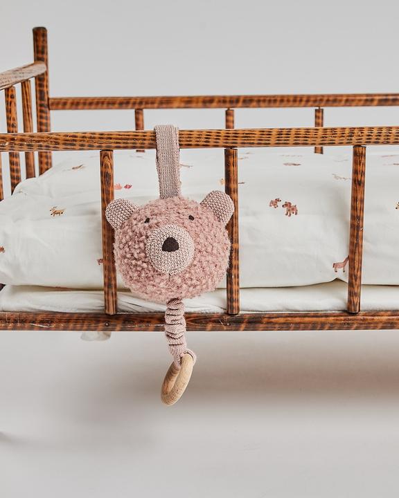 Produktbild Smallstuff - Music mobile, wool bouclé, rose (40011-42)