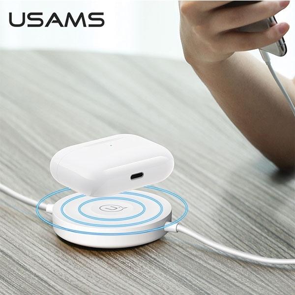 Image du produit Usams Ład. indukcyjna US-CC096 10W z kablem lightning czarny/black CC96WH01 (10 W)
