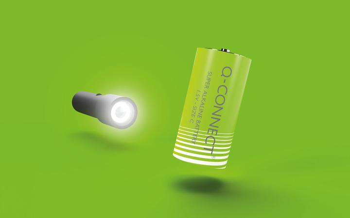Actual product image Q-Connect Alkaline (2 pcs., C, 5700 mAh)