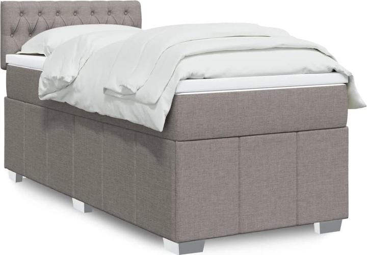 Image du produit VidaXL Bo x lit de saut avec matelas 120 x 190 cm Tissu (120 x 190 cm)