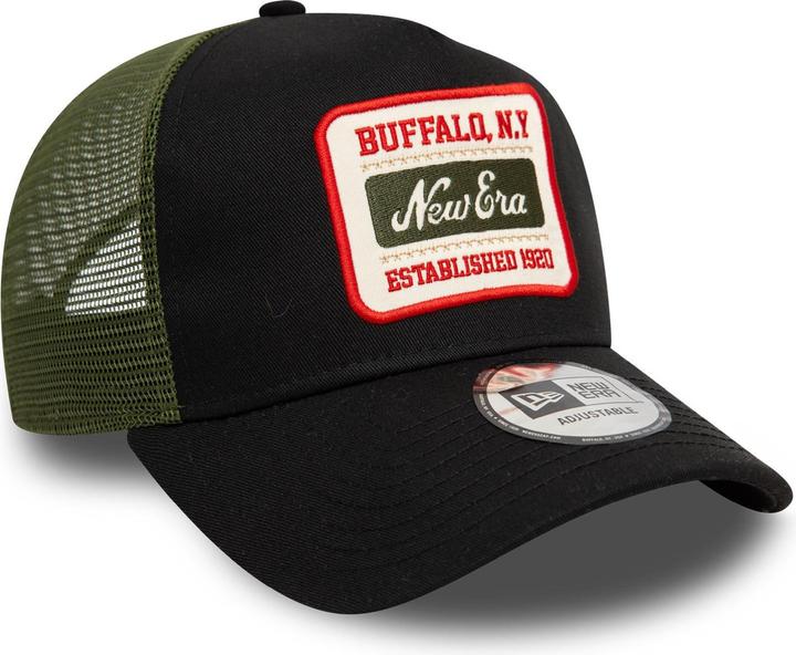 Actual product image New Era Adjustable Trucker Cap - BRAND PATCH oliv (One size)