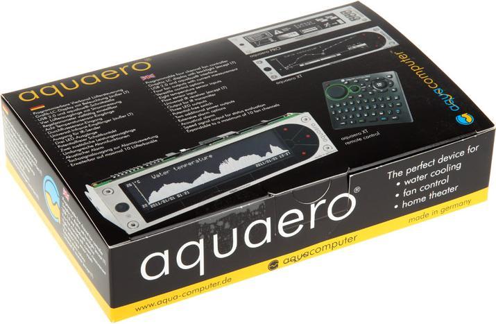 Actual product image Aqua Computer aquaero 6 PRO USB fan controller, graphic LCD