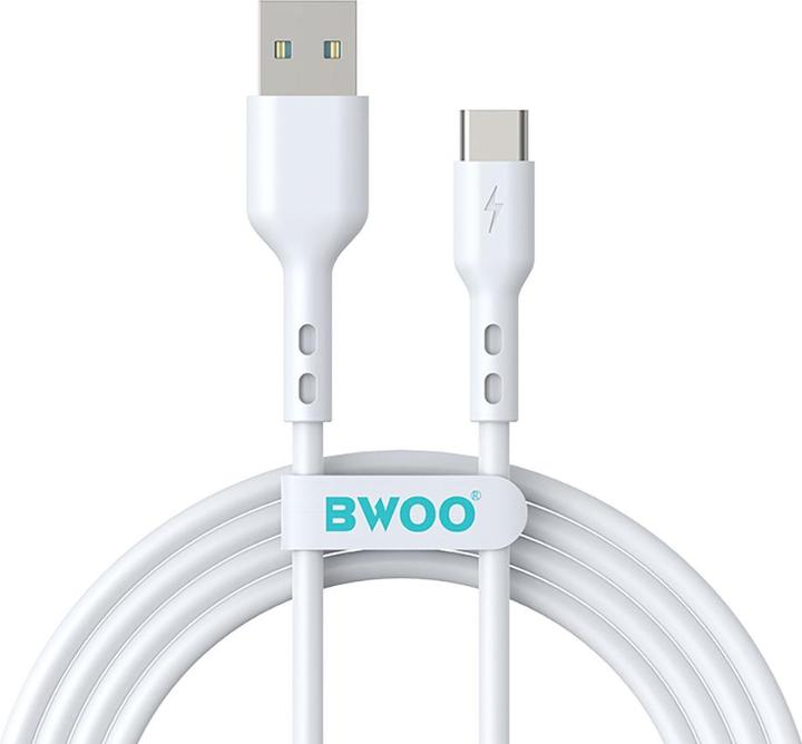 Produktbild Bwoo 3A Kabel BO-X172C USB-A zu USB-C 1m weiss (1 m, USB 3.2 Gen 1)