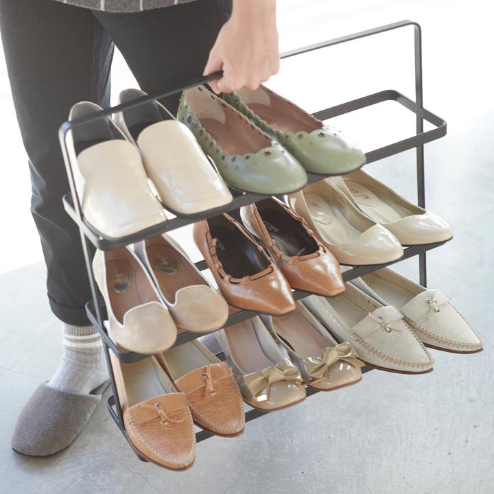 Produktbild Yamazaki Breites Schuhregal TOWER (50 x 14 x 45.5 cm)