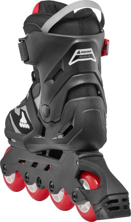 Actual product image Rollerblade Inline-Skates Microblade Combo Schwarz/Rot, 33-36.5 (33, 36.5)