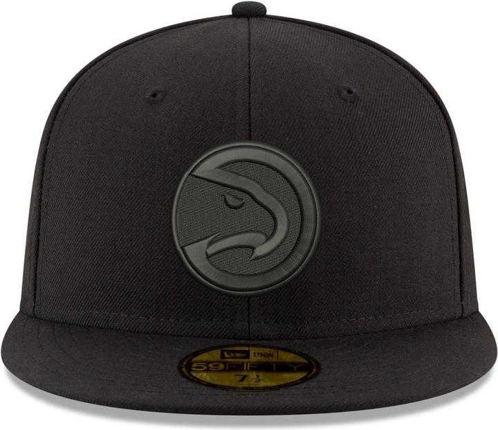 Actual product image New Era 59Fifty Cap - NBA BLACK Atlanta Hawks - 7 1/4 (7 1/4)