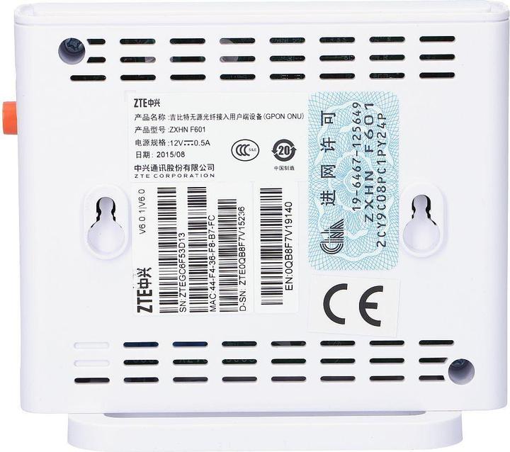 Immagine prodotto ZTE F601