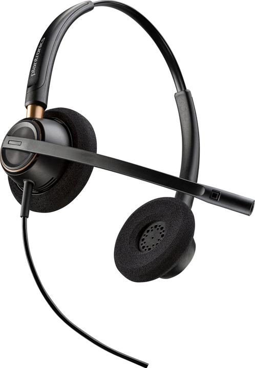 Produktbild Poly HP EncorePro 525-M Microsoft Teams Certified USB-A Stereo Headset, Wired, Calls/Music, 55 g, He (Kabelgebunden, USB-A)