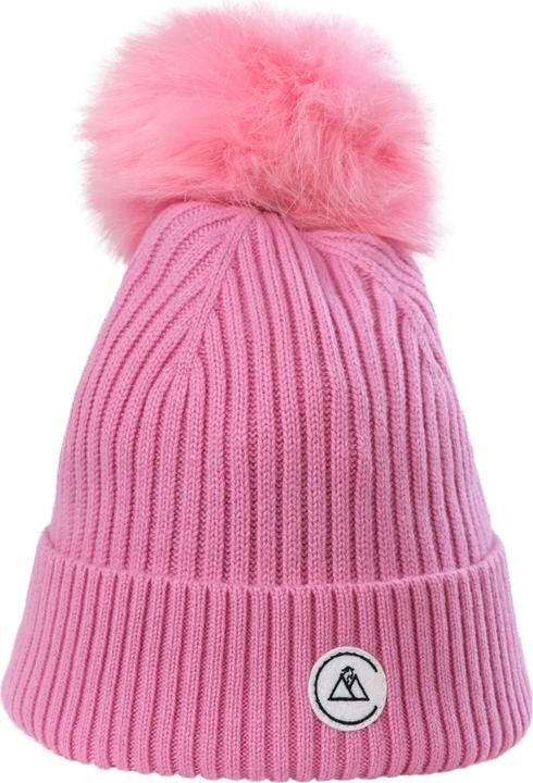 Actual product image Cash-Mere Kaschmir Rib Mütze mit Bommel (One size)