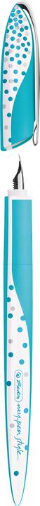Produktbild Herlitz Füllfederhalter my.pen style Nicewriter Frozen Glam 1 Stück (Blau, Weiss, 1 x)