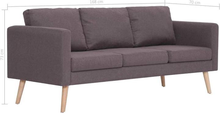 Actual product image VidaXL Canda (3-seater)